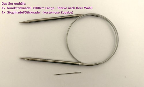 Rundstricknadel edelstahl - rundstricknadel,