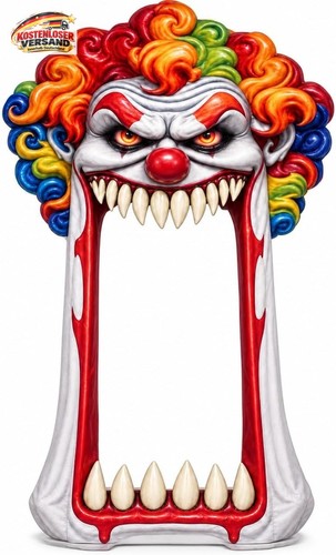 Halloween türdeko clownmaul - halloween,