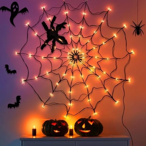 Spinnennetz lichterkette 100 - spinnennetz-lichterkette,
