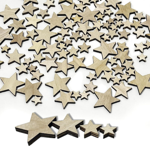 100 stück holzsterne zum - stück,