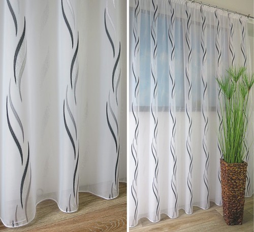 Gardine store weiche voile - store,
